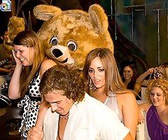 Curly haired blonde loves hard dick