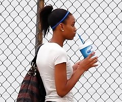 Exciting look of denim shorts girls