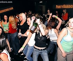 Sexy Sluts Go Crazy in Real Life Club Orgy